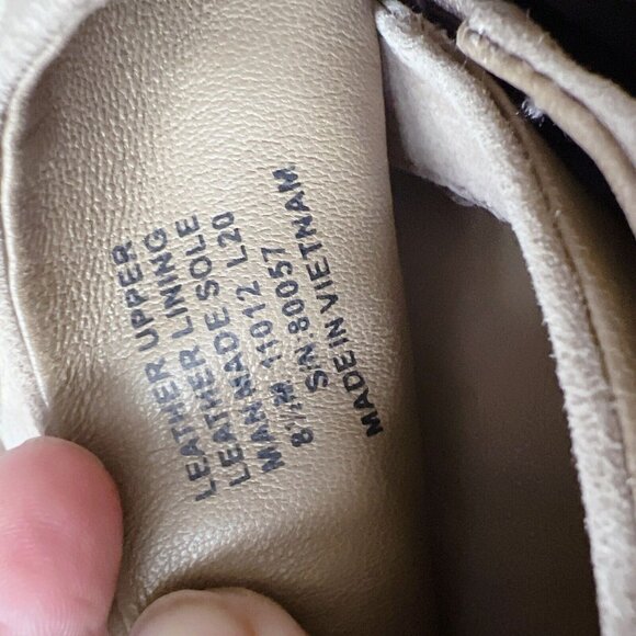 TORY BURCH Gathered Slingback ESPADRILLE Thong SANDAL NEUTRAL SUEDE US 8.5 - Picture 9 of 9